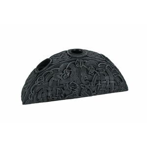 Gothic Endless Knot Design Triple Taper Candle Holder